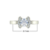 varitsa-jewellers - 0.62ct Round Diamond Gold Engagement Ring - 27GG01